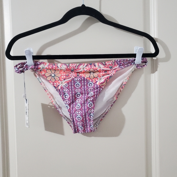 NWT O'Neill Floral Low Rise Cheeky Swimsuit Bottoms - Picture 2 of 4